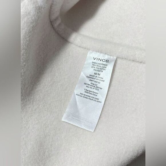 Vince Brushed Wool Shirt Coat size M - Picture 12 of 12